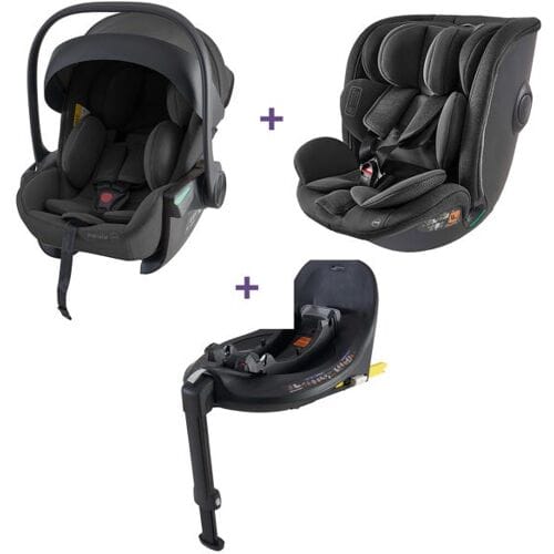Bundel Prénatal autostoel Sunny, Sacha & base zwart unisex