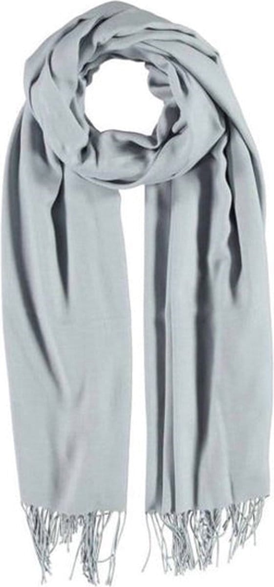 Bijoutheek Pashmina sjaal Licht Grijs