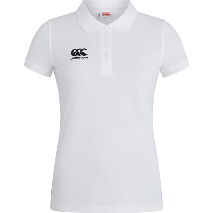Canterbury Dames/Dames Waimak Poloshirt (Wit)
