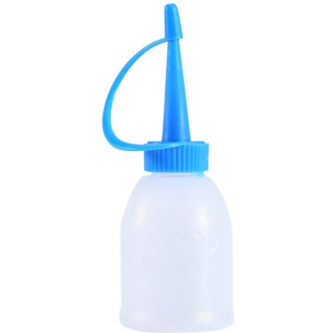 6 Stuks/zak 30ML Industriële Lijm Gel Olie Plastic Knijpbare Lege Fles Spuit Dispenser white