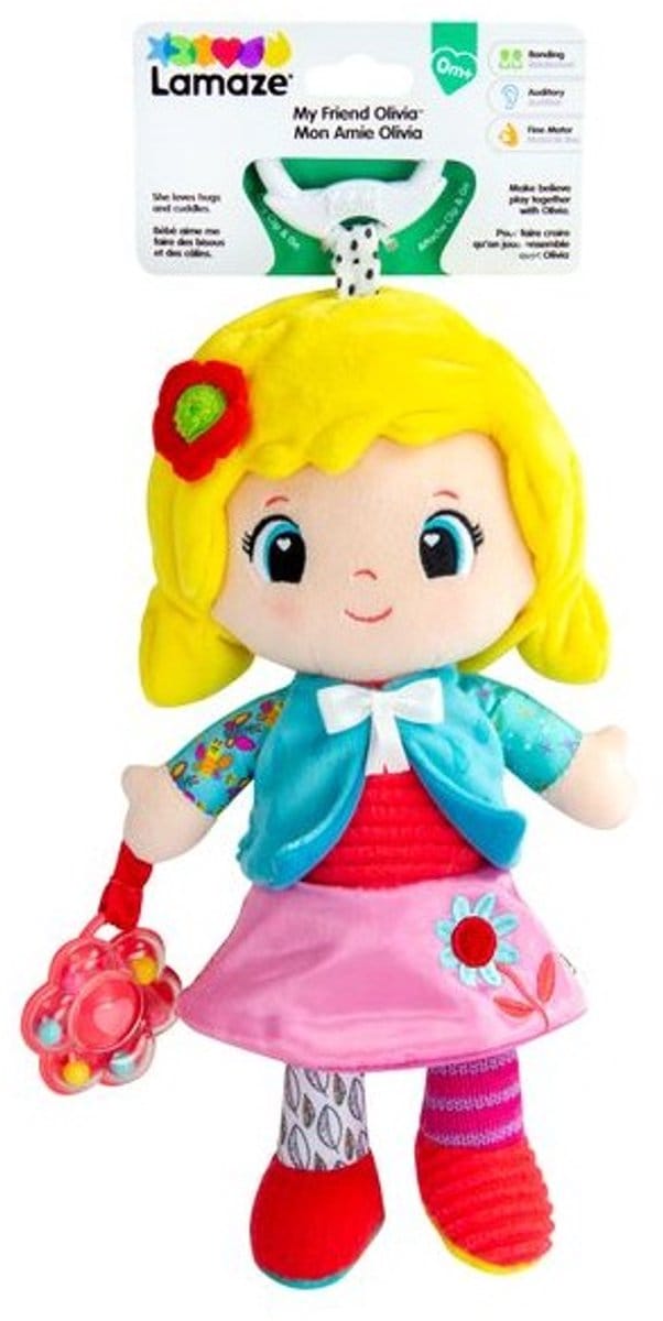 Lamaze pop Olivia - educatief speelgoed voor peuters en kleuters.