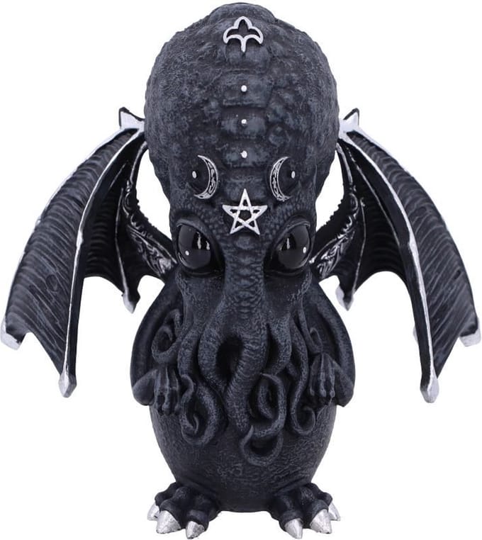 Nemesis Now Beeld/figuur - Culthulhu - Zwart - KLEIN FORMAAT - (hxbxd) ca. 10,3cm x 10,1cm x 6,8cm
