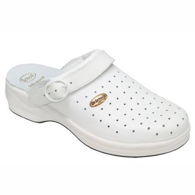 Medische Klomp Scholl Unisex New Bonus White-Schoenmaat 40