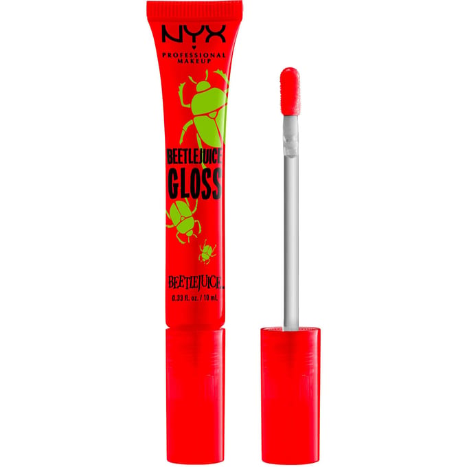 NYX Professional Make-Up Beetlejuice Lip Gloss Red 10 ml