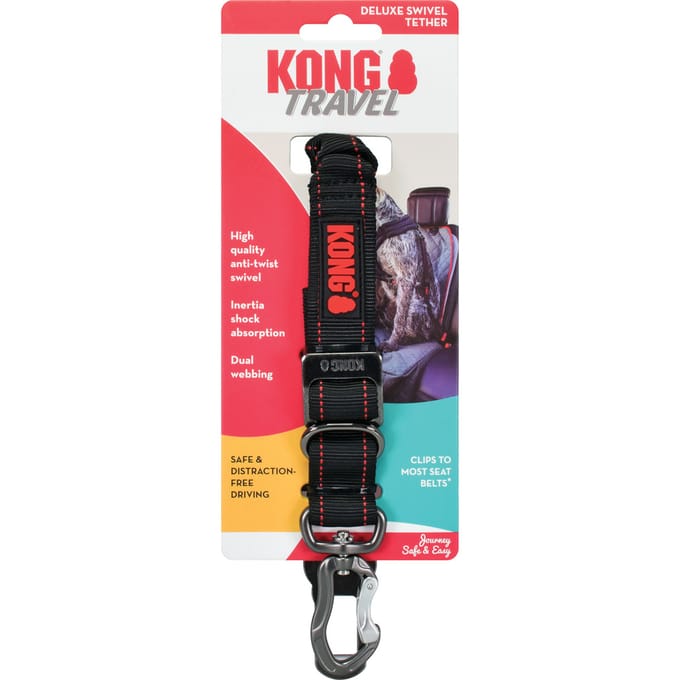 KONG Travel Deluxe draaibaar harnas ca. 130cm hond