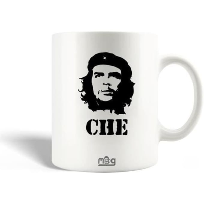 Mok - Maniacase - Ernesto Che Guevara - Keramiek - Vintage - Vaatwasserbestendig wit