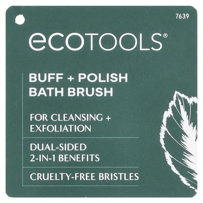 Buff + Polijst Badborstel, 1 stuks green