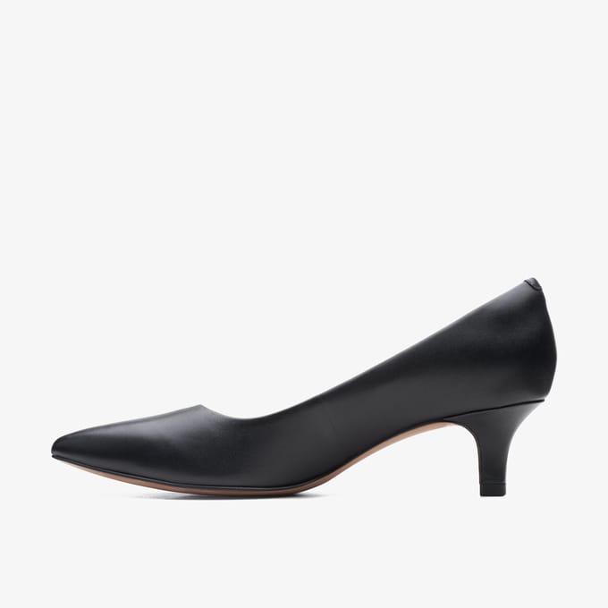 Shondrah Jade Zwarte Leren Schoenen
