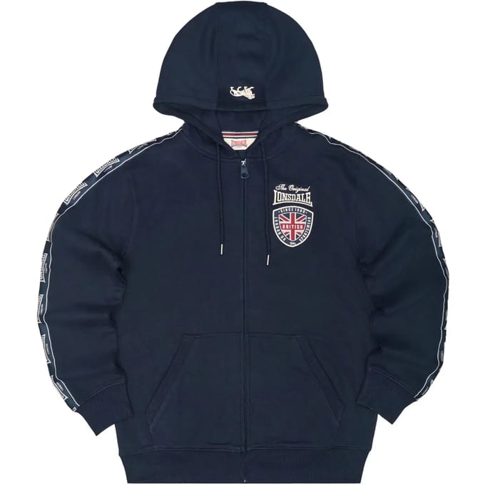 Hooded sweatshirt met rits Lonsdale Matfen