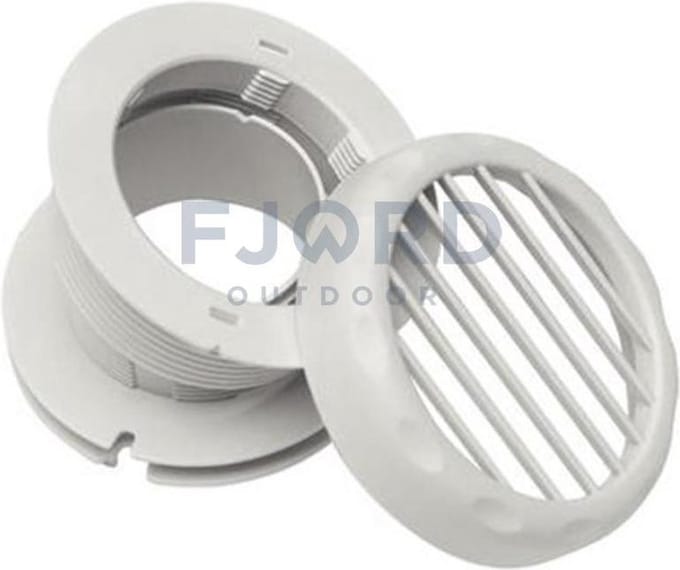 Dometic luchtuitlaatroosterset rond 3-delig