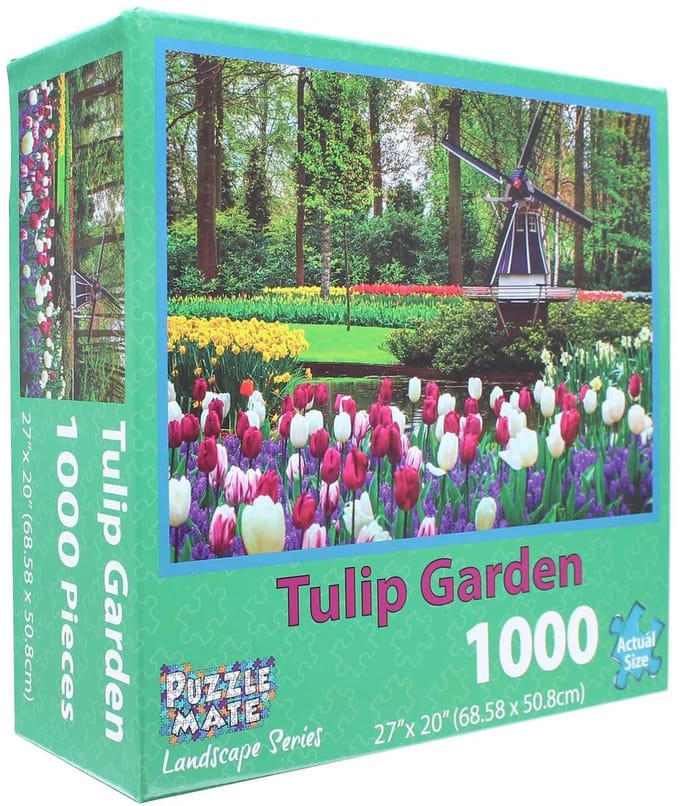Puzzle Mate – Tulip Garden – Legpuzzel 1000 stukjes - 68,6 × 50,8 cm - 14+