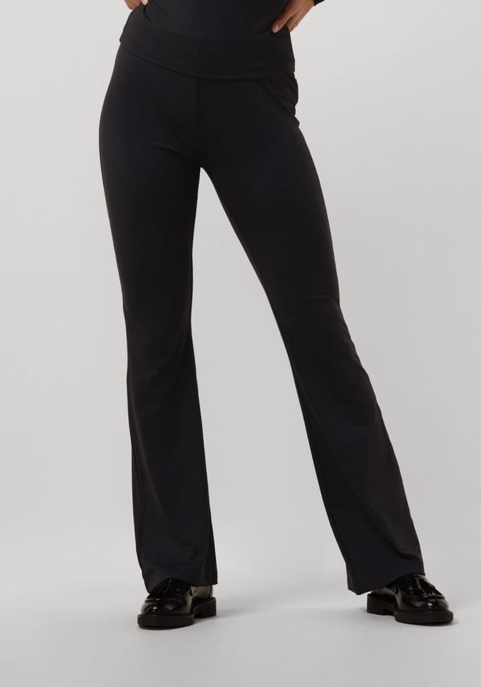 Notre-V Nv Celeste Flared Pants Broeken Dames - Zwart - Maat XS