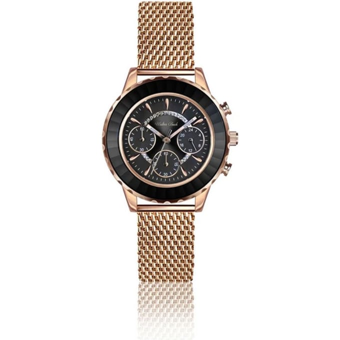 Walter Bach Lorrach Croco Rose Staal Mesh | WBG-3918