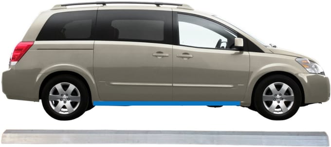 Reparatie dorpel onderste deel voor Nissan Quest 2003-2009 / Links = Rechts