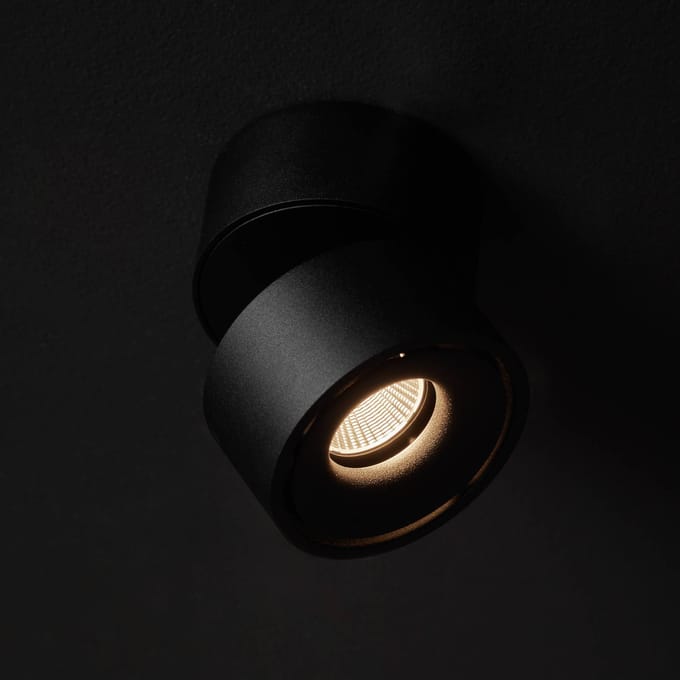 LOOM DESIGN Aim LED plafondspot 1-lamp zwart