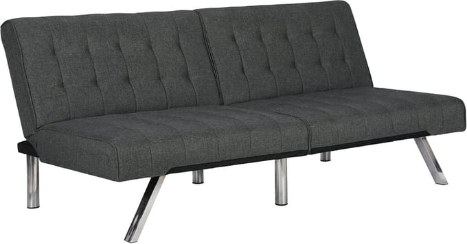 Emily-Sofa - Split Back - Grijs Linnen