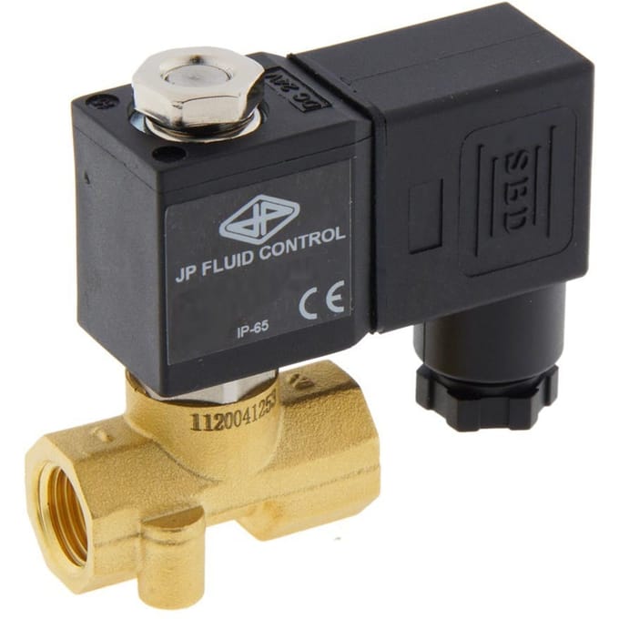 Magneetventiel CM-DA 1/8'' Messing EPDM 0-10bar 12V DC - CM-DA018B020E-012DC
