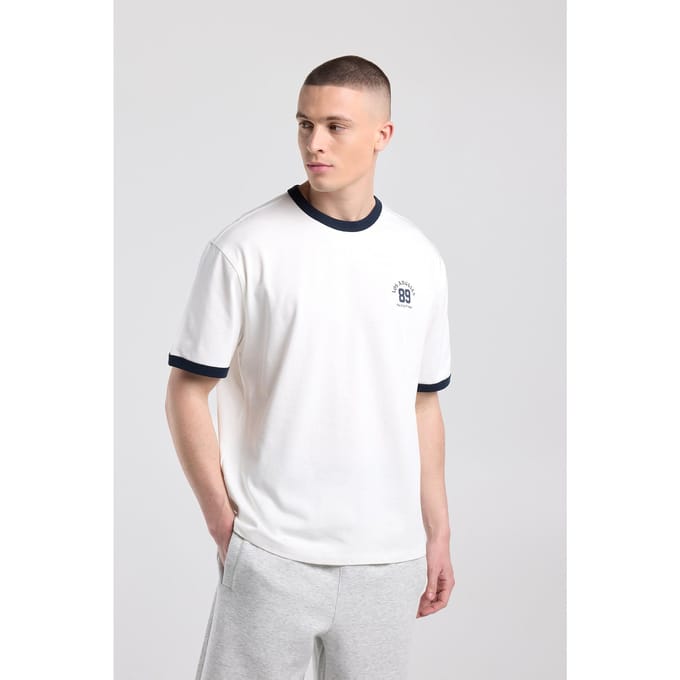 America Today Edis Off White Taglia: S | Magliette basic Outlet | Uomo | Bianco