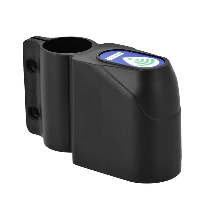 Fiets Fiets Draadloze Afstandsbediening Anti-Diefstal Alarm Sensor Schok Trilling Fietsen Waarschuwing Slot black