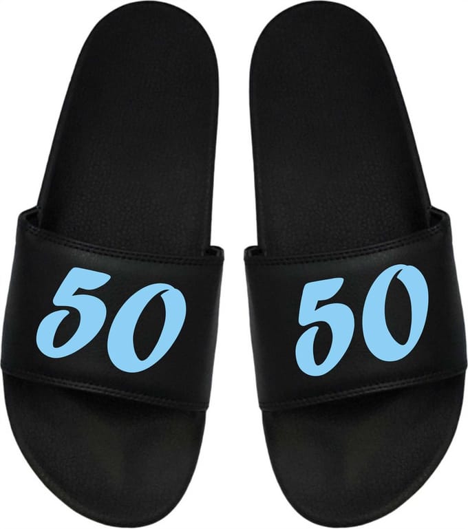Cadeau Sint - Cadeau Kerst - Cadeau 50 jaar - Cadeau Badslipper- Kado 50 41