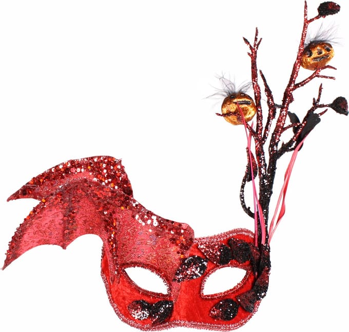 Halloween masker rood