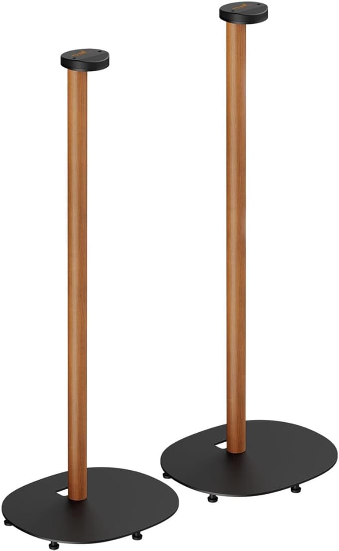 RONN® Luidspreker Standaard - Standaard - Luidsprekerstandaard - Zwart/Bruin - 28cm x 24cm x 78cm