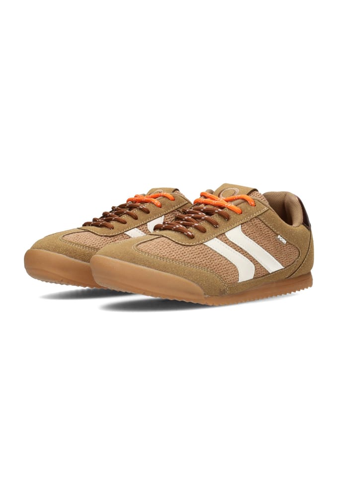 POSH by Poelman SKYE Dames Sneakers - Middel Bruin