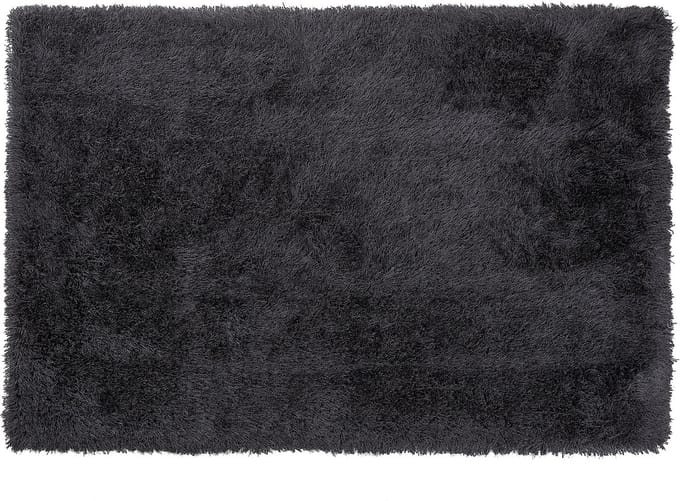 CIDE - Shaggy vloerkleed - Zwart - 160 x 230 cm - Polyester