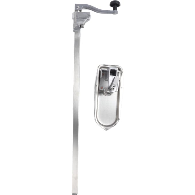 Ouvre-boîte commercial robuste en fonte et acier inoxydable manuel de table avec poignée pour