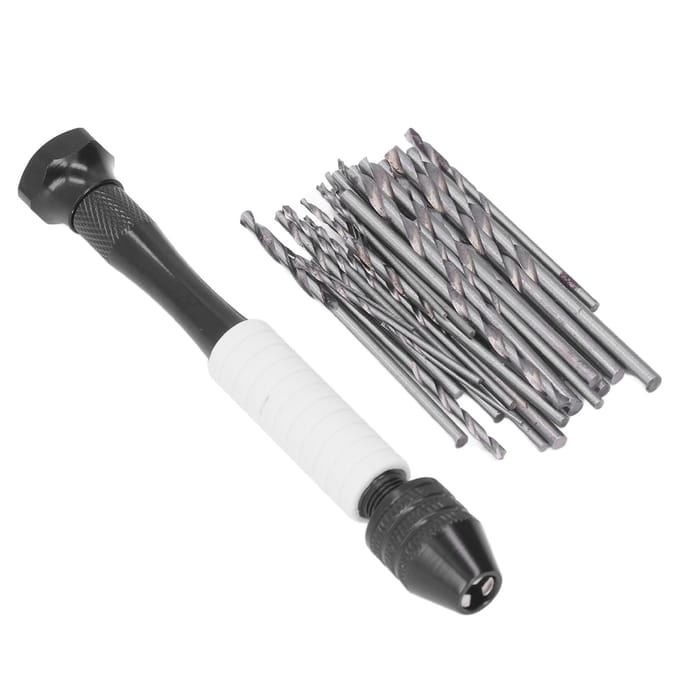 49-delige set Handboormachineset HSS ABS Spiraalboren Bit voor Hout Plastic Rubber