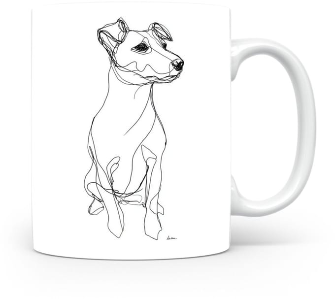 Beker Jack Russell Terriër