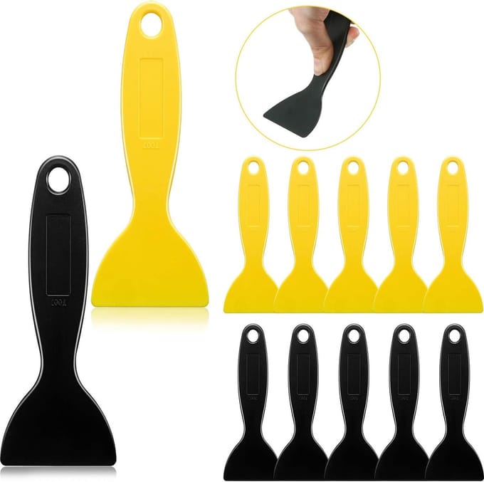 Solidchoice - Set van 12 Plastic Spatels voor DIY Projecten
