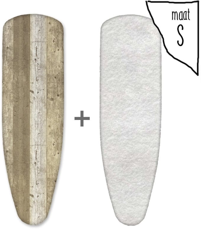 Leuke Strijkhoezen | Strijkhoes met Molton - Oak Woody - maat S - complete set