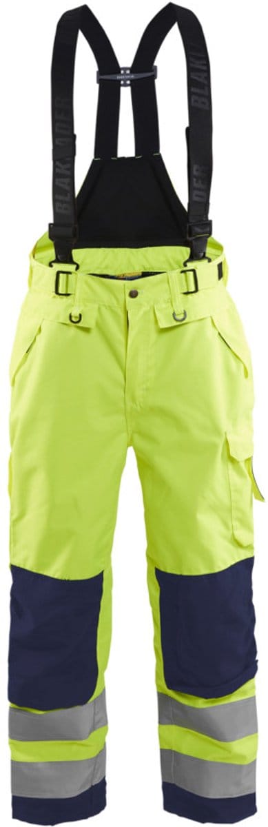 Blaklader Shell werkbroek High Vis 1867-1977 - High Vis Geel/Marineblauw - D100