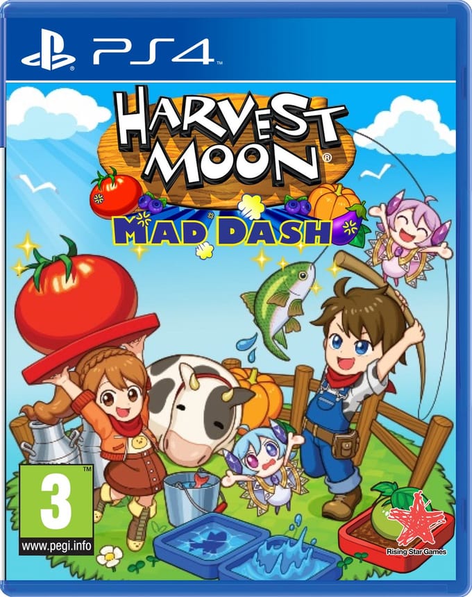 Harvest Moon: Mad Dash - Sony PlayStation 4 - Puzzle