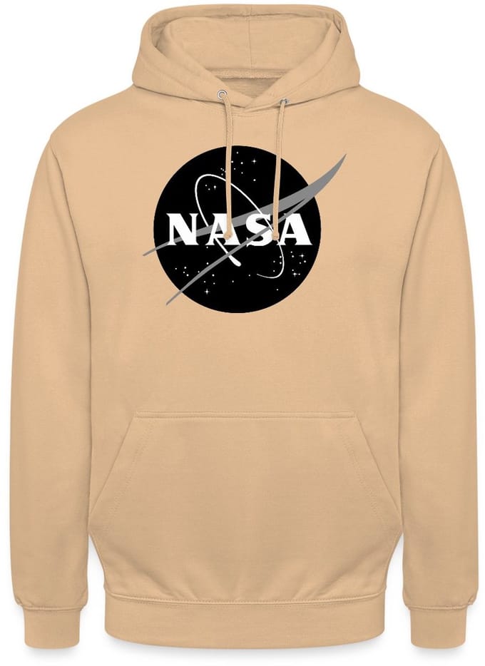 NASA zwart-wit klassiek logo Hoodie Unisex
