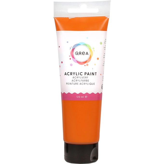 Acrylverf Qrea 120 ml oranje