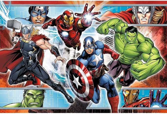 Trefl puzzel Avengers 300 stukjes Marvel Disney superhelden.