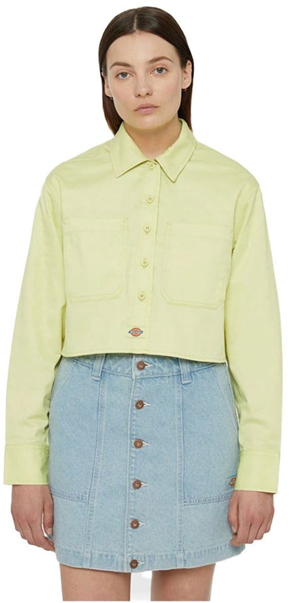 Dickies Culpeper Overhemd Met Lange Mouwen Geel S Vrouw