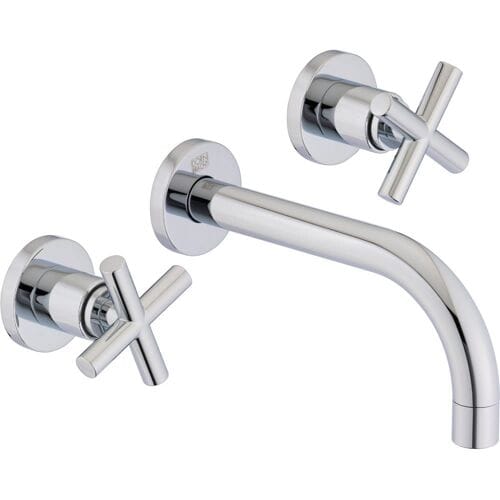 Dornbracht Tara. Three-hole washbasin wall mixer 36707892-00
