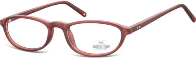 Montana Leesbril Hmr57 Bordeaux Sterkte +1.50