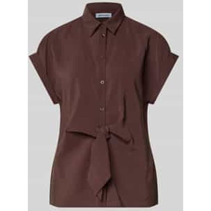 Blouse in met korte mouwen design