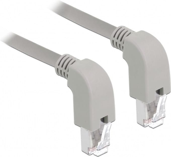 S/FTP CAT6 Gigabit netwerkkabel haaks/haaks / grijs - LSZH - 2 meter