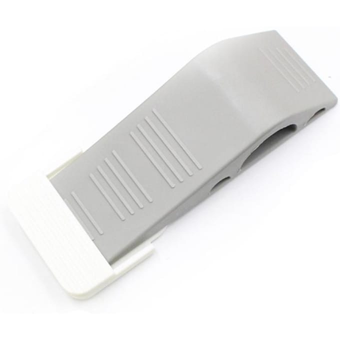Deurstop Antislip Deurstop Wig Houder Decoratief Veiligheid Flexibel grijs