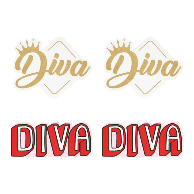Peekaboo Sexy Pasties Diva Erotisch product - Multicolor