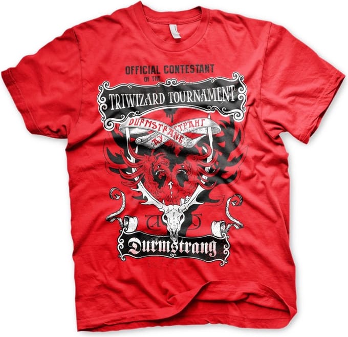 Harry Potter Heren Tshirt -L- Triwizard Tournament Rood