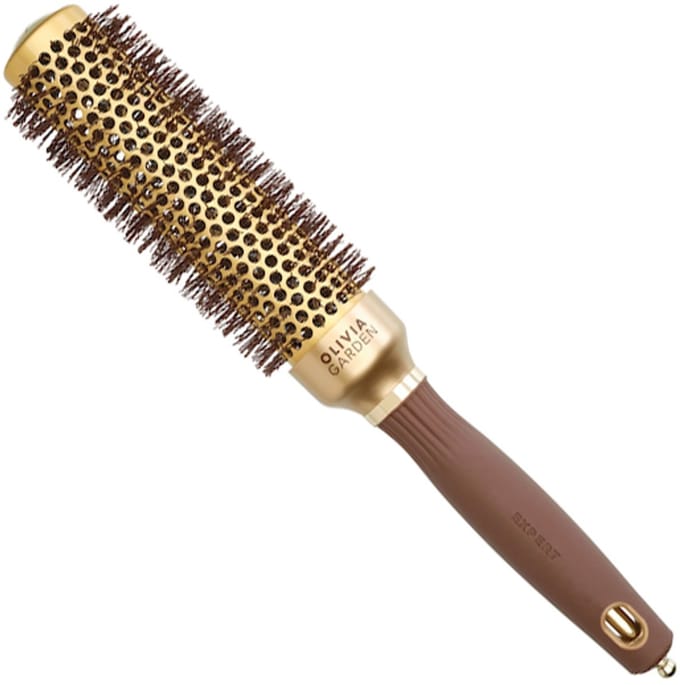 Olivia Garden Expert Blowout Speed Wavy Föhnborstel Goud-Bruin