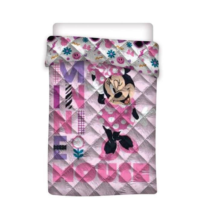 Disney Minnie Mouse Sprei Pink - Eenpersoons - 140 x 200 cm - Polyester
