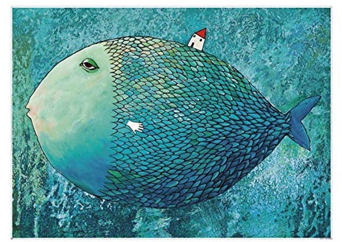 Vispuzzel 1000 stukjes - Volwassenen kinderpuzzel - Ontspannend thuisspel - Premium karton linnenprint - 70 x 50 cm - Vis