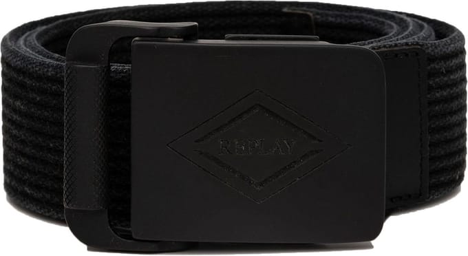 REPLAY Riem Belt W95 Washed Black Zwart